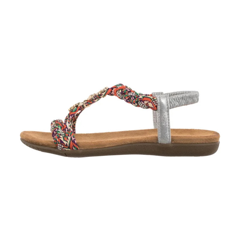 Artiker Srebrne/Multikolor 54C1322 (AR120-b) sandals