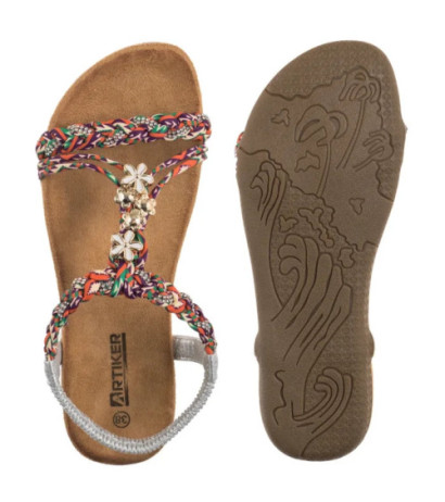 Artiker Srebrne/Multikolor 54C1322 (AR120-b) sandalai