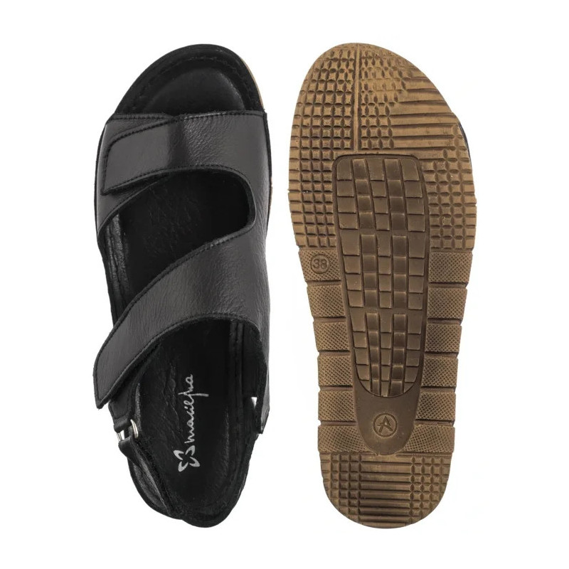 Maciejka Czarne L4495-01/00-1 (MA1219-c) sandales