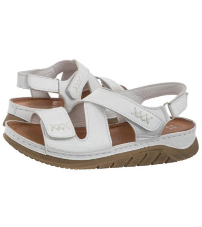 Maciejka Białe L4496-11/00-1 (MA1220-c) sandales