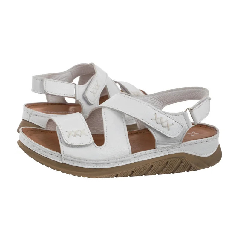 Maciejka Białe L4496-11/00-1 (MA1220-c) sandals