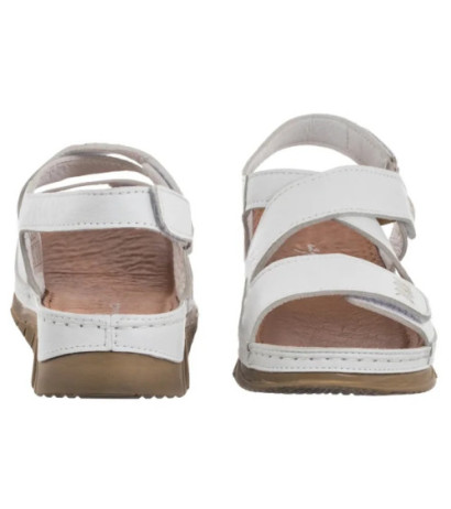 Maciejka Białe L4496-11/00-1 (MA1220-c) sandales