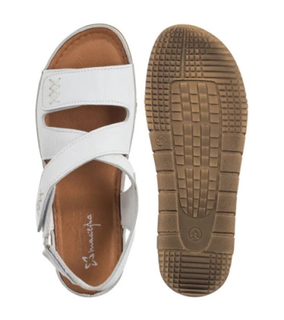Maciejka Białe L4496-11/00-1 (MA1220-c) sandals