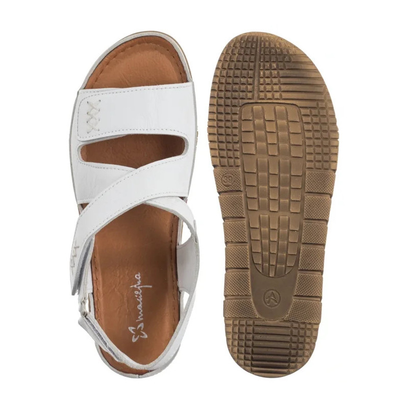 Maciejka Białe L4496-11/00-1 (MA1220-c) sandalai