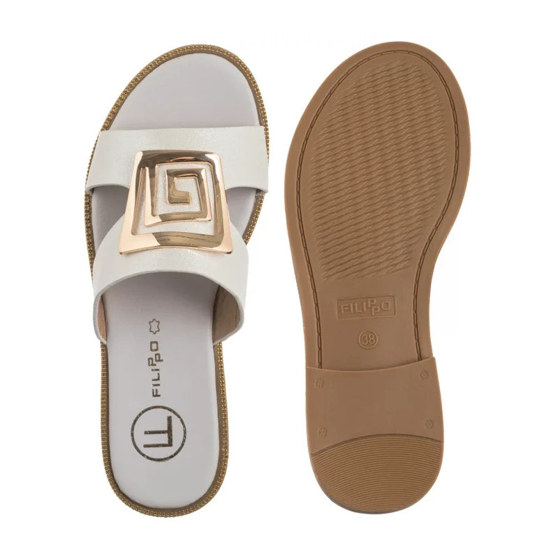 Filippo Białe DK3703/25 WH (FO100-b) Women's Shoes/Flip Flops