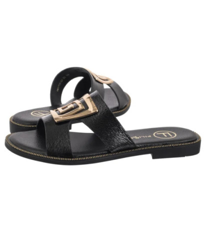 Filippo Czarne DK3703/25 BK (FO100-c) Moteriški batai/šlepetės