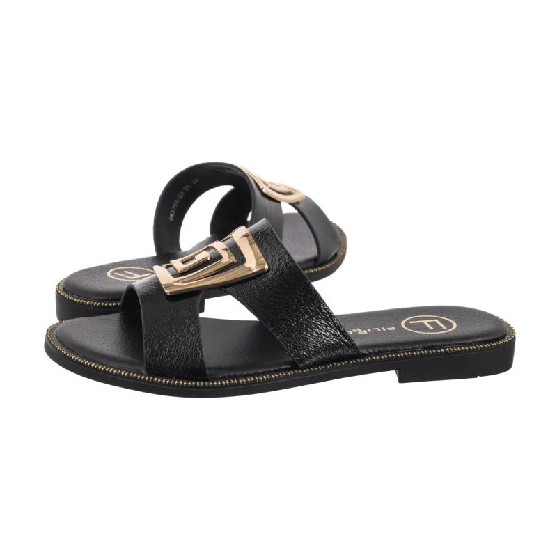 Filippo Czarne DK3703/25 BK (FO100-c) Sieviešu apavi/Flip Flops