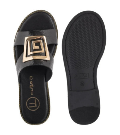 Filippo Czarne DK3703/25 BK (FO100-c) Women's Shoes/Flip Flops