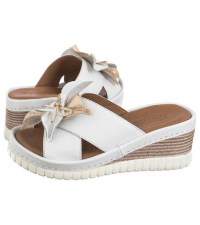 Artiker Białe/Złote 54C0537 (AR125-a) shoes
