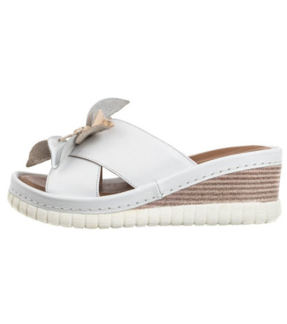 Artiker Białe/Złote 54C0537 (AR125-a) shoes