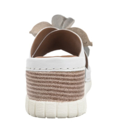 Artiker Białe/Złote 54C0537 (AR125-a) shoes