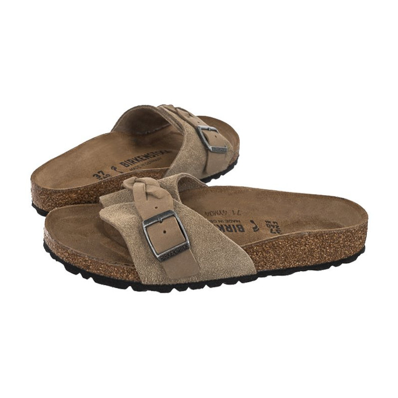 Birkenstock Oita Braided Taupe 1026730 (BK264-a) Sieviešu apavi/Flip Flops