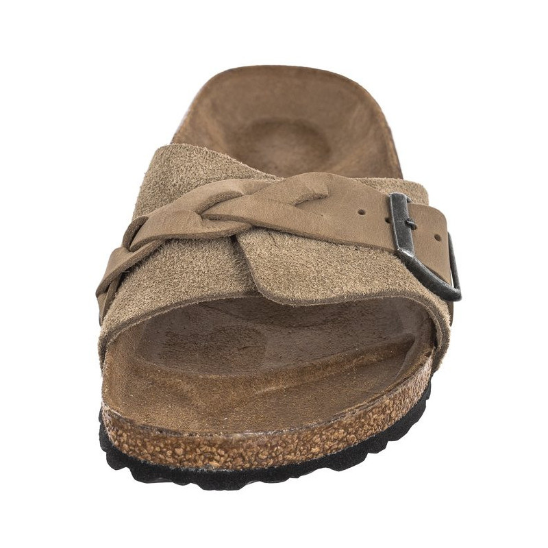 Birkenstock Oita Braided Taupe 1026730 (BK264-a) Moteriški batai/šlepetės