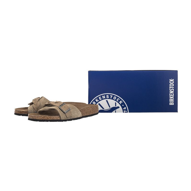 Birkenstock Oita Braided Taupe 1026730 (BK264-a) Moteriški batai/šlepetės