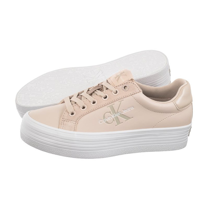 Calvin Klein Bold Vulc Flatf Low Mix Ml Mtr Whisper Pink/White YW0YW01492 0JV (CK504-a) sporta apavi