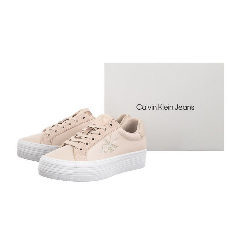 Calvin Klein Bold Vulc Flatf Low Mix Ml Mtr Whisper Pink/White YW0YW01492 0JV (CK504-a) sporta apavi