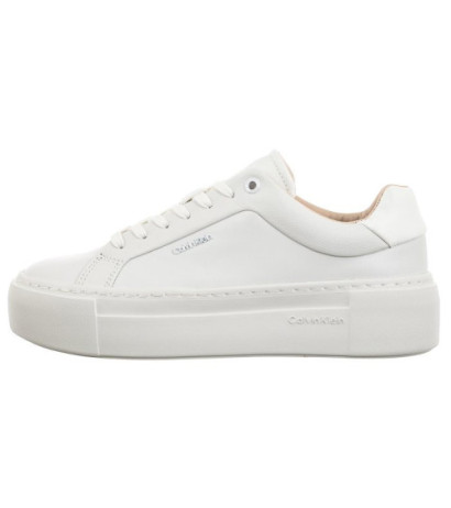 Calvin Klein Ff Cupsole LAce Up W/Ml Lth Triple White HW0HW02118 0K4 (CK510-a) kurpes