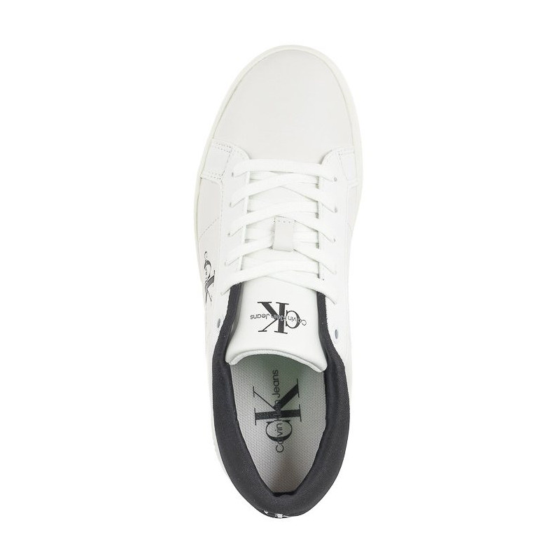 Calvin Klein Classic Cupsole Lowlaceup Lth Wn Bright White/Black YW0YW01444 0GM (CK511-a) kurpes