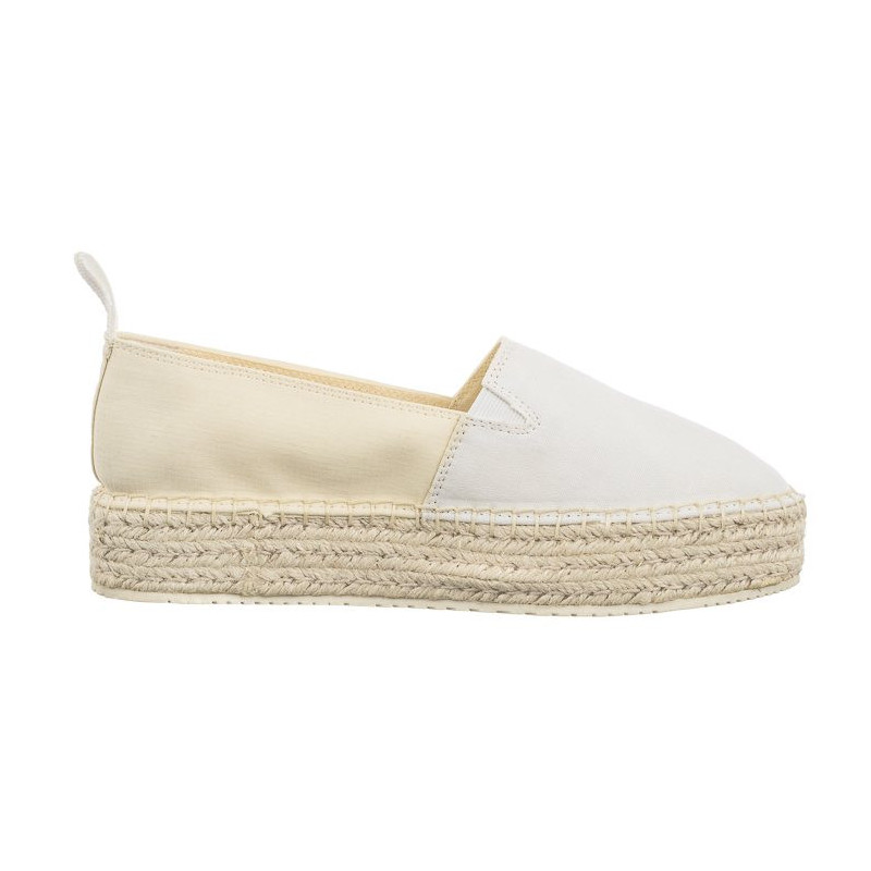 Calvin Klein Platform Espadrille Mix Ml Mtl Creamy White/White YW0YW001622 0F8 (CK513-b) bateliai