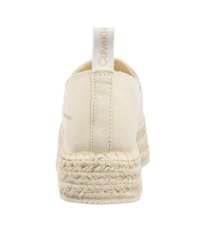 Calvin Klein Platform Espadrille Mix Ml Mtl Creamy White/White YW0YW001622 0F8 (CK513-b) apavi