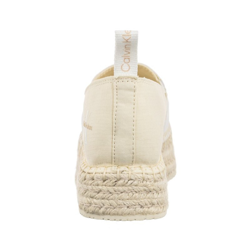 Calvin Klein Platform Espadrille Mix Ml Mtl Creamy White/White YW0YW001622 0F8 (CK513-b) apavi
