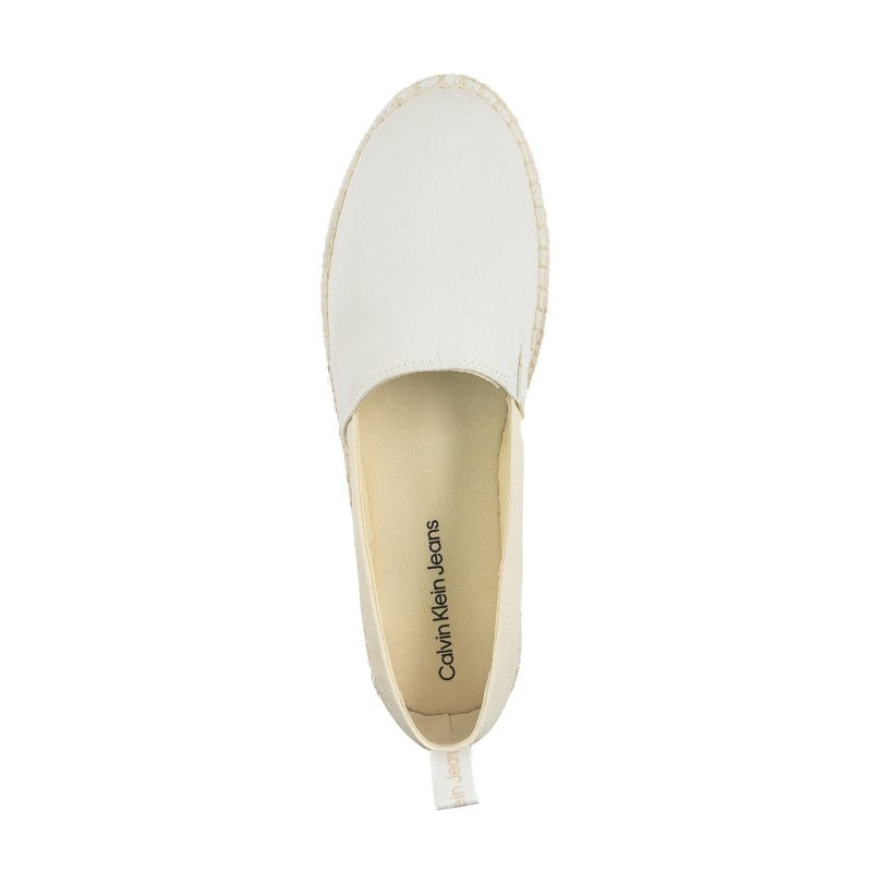 Calvin Klein Platform Espadrille Mix Ml Mtl Creamy White/White YW0YW001622 0F8 (CK513-b) apavi