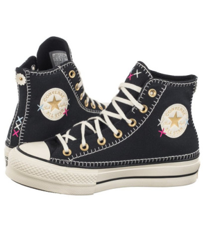 Converse CTAS Lift HI Black/Egret/Gold A08731C (CO693-a) apavi