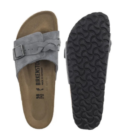 Birkenstock Oita Braided Basalt Gray 1029121 (BK264-b) Women's Shoes/Flip Flops