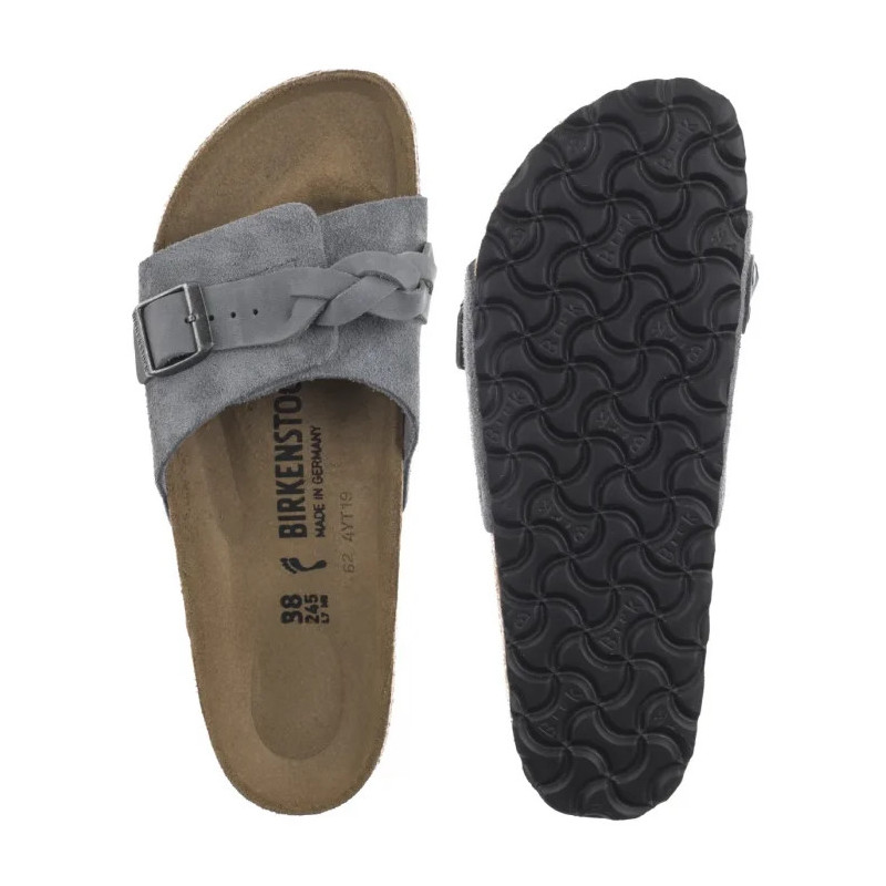 Birkenstock Oita Braided Basalt Gray 1029121 (BK264-b) Moteriški batai/šlepetės