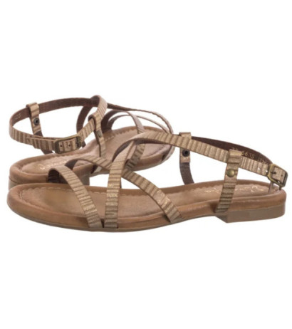 Maciejka Beżowe/Złote 06635-04/00-0 (MA1225-c) sandals