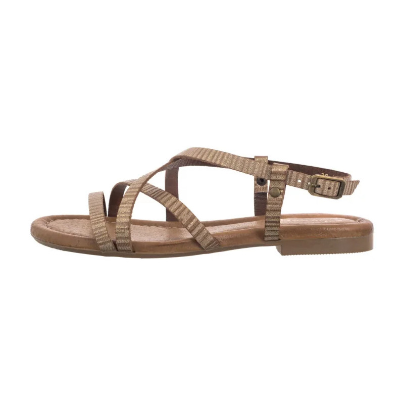 Maciejka Beżowe/Złote 06635-04/00-0 (MA1225-c) sandals