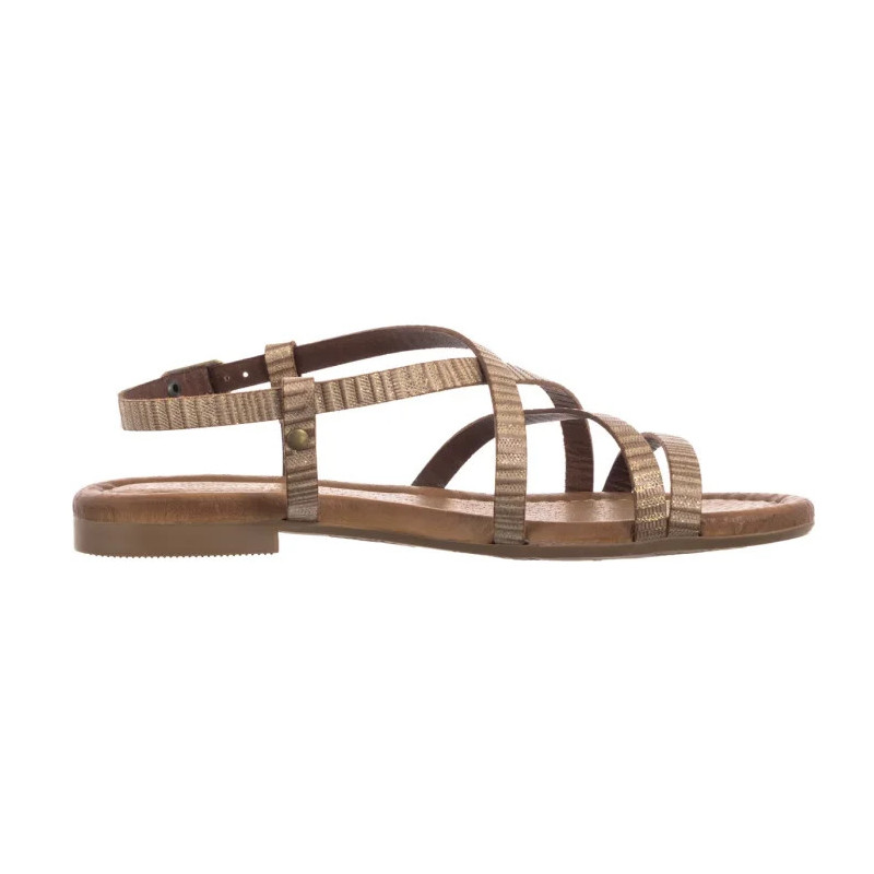 Maciejka Beżowe/Złote 06635-04/00-0 (MA1225-c) sandals
