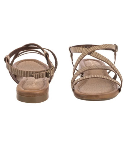 Maciejka Beżowe/Złote 06635-04/00-0 (MA1225-c) sandals
