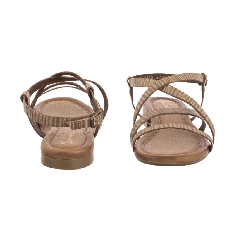 Maciejka Beżowe/Złote 06635-04/00-0 (MA1225-c) sandals