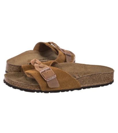 Birkenstock Oita Braided Mink 1026742 (BK264-d) Moteriški batai/šlepetės