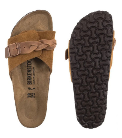 Birkenstock Oita Braided Mink 1026742 (BK264-d) Women's Shoes/Flip Flops