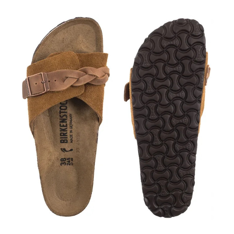 Birkenstock Oita Braided Mink 1026742 (BK264-d) Moteriški batai/šlepetės