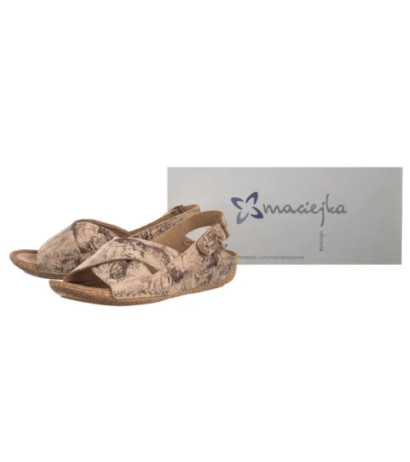 Maciejka Beżowe/Miedziane 00994-65/00-5 (MA1236-c) sandals
