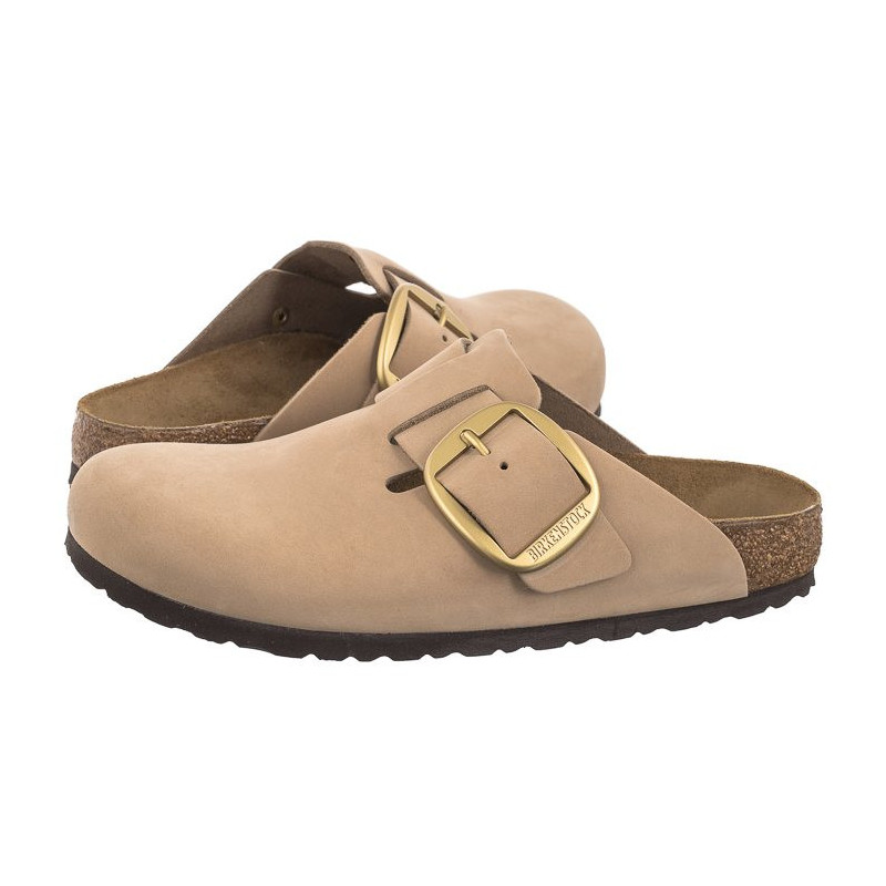 Birkenstock Boston Big Buckle Sandcastle 1028052 (BK267-a) Moteriški batai/šlepetės