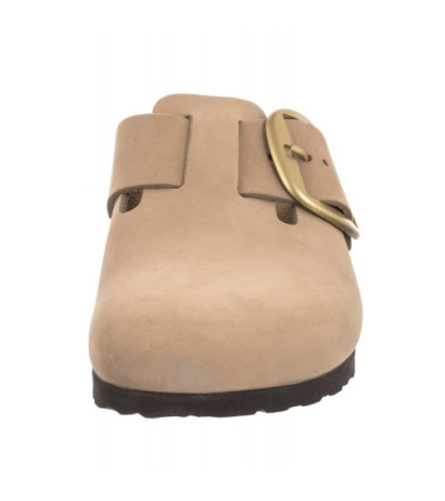 Birkenstock Boston Big Buckle Sandcastle 1028052 (BK267-a) Women's Shoes/Flip Flops