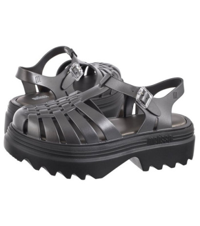 Melissa Possession Platform II 35818/AX291 Black/Silver  (ML322-a) sandales