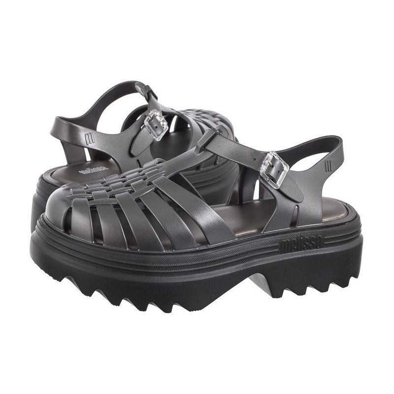 Melissa Possession Platform II 35818/AX291 Black/Silver  (ML322-a) sandalai