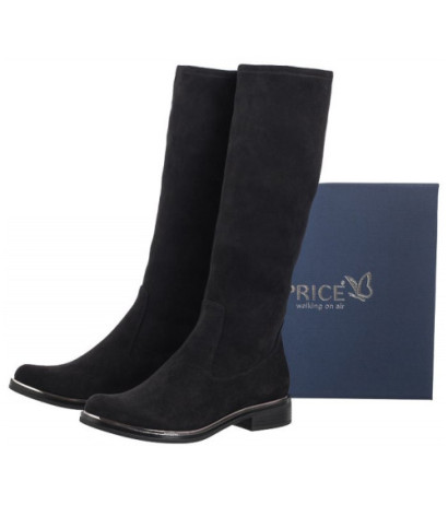 Caprice Czarne 9-25512-41 044 Black Stretch (CP412-b) batai