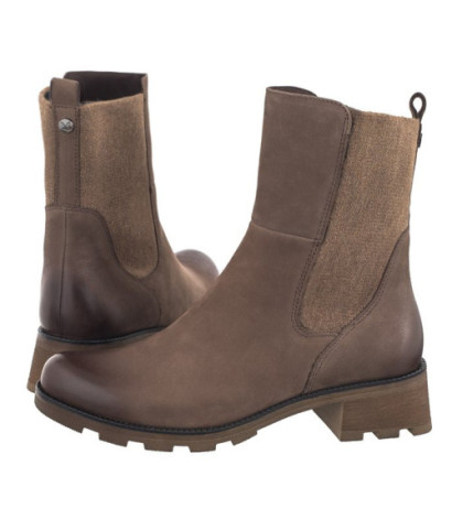 Caprice Brązowe 9-25422-43 334 Taupe Nubuc (CP413-a) batai