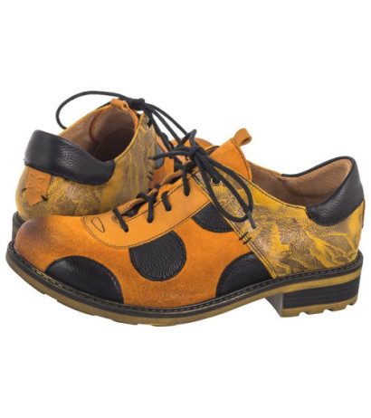 Maciejka Żółte/Czarne 06559-07/00-5 (MA1250-a) shoes