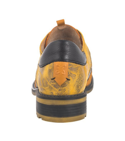 Maciejka Żółte/Czarne 06559-07/00-5 (MA1250-a) kurpes