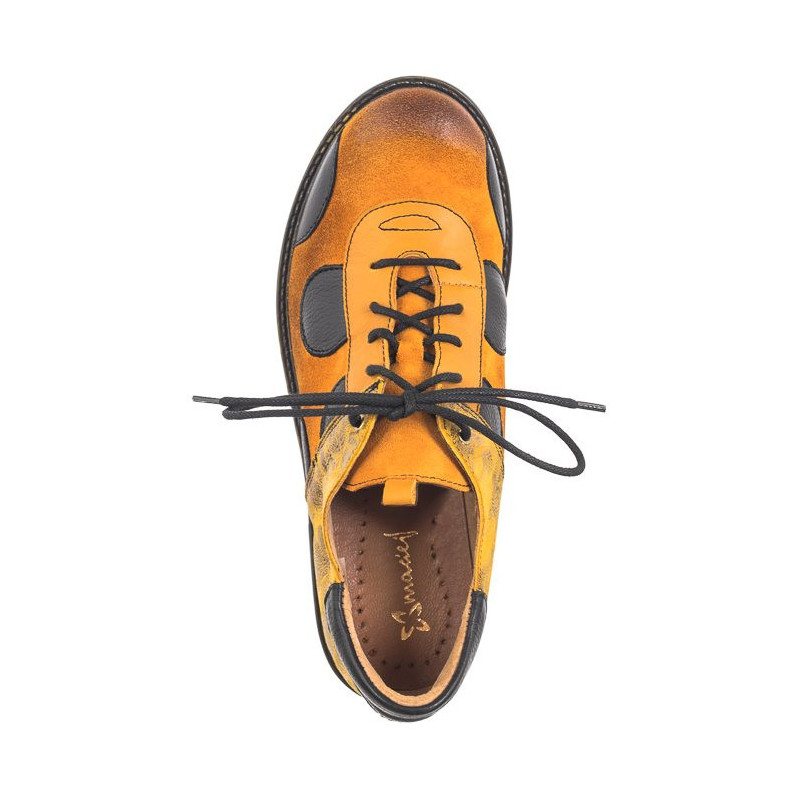 Maciejka Żółte/Czarne 06559-07/00-5 (MA1250-a) shoes