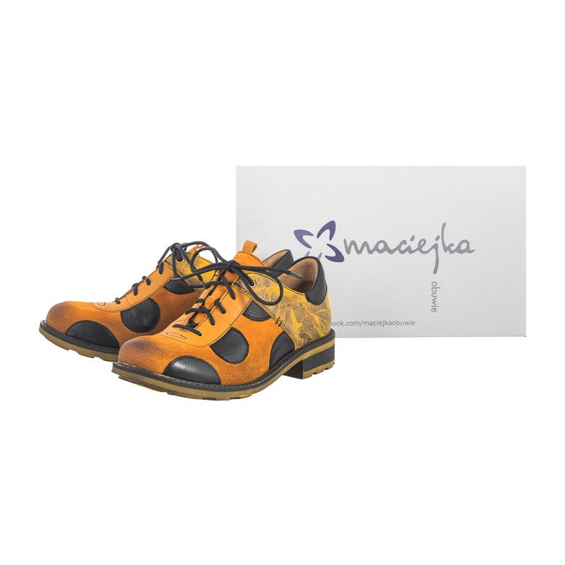 Maciejka Żółte/Czarne 06559-07/00-5 (MA1250-a) shoes