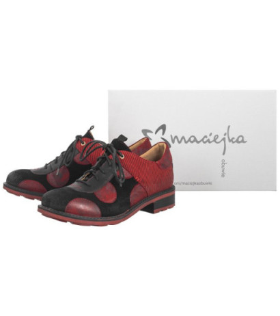 Maciejka Czerwone/Czarne 06559-08/00-5 (MA1250-b) shoes