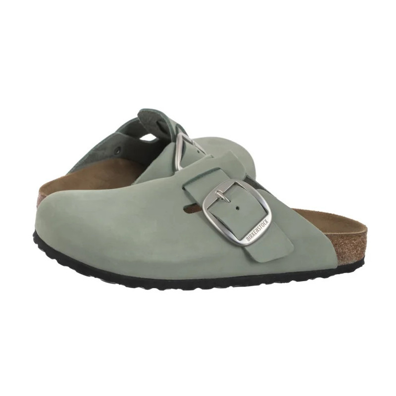 Birkenstock Boston Big Buckle Pure Sage 1029303 (BK267-d) Sieviešu apavi/Flip Flops